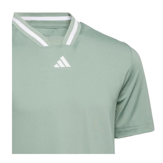 Adidas Collar dětské polo, silver green