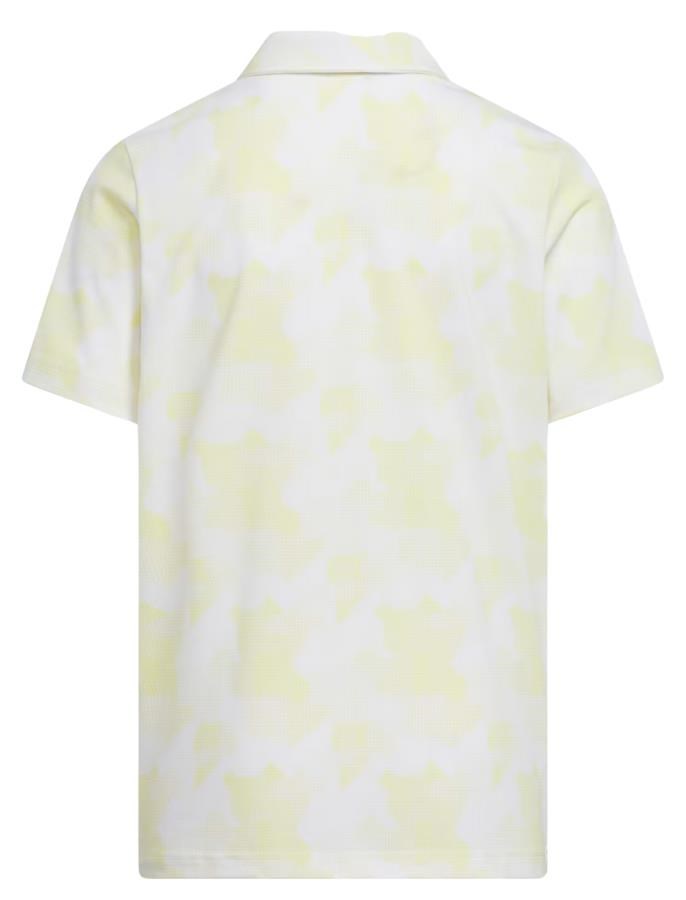 Adidas Printed Scripted dětské polo, bílo/žluté