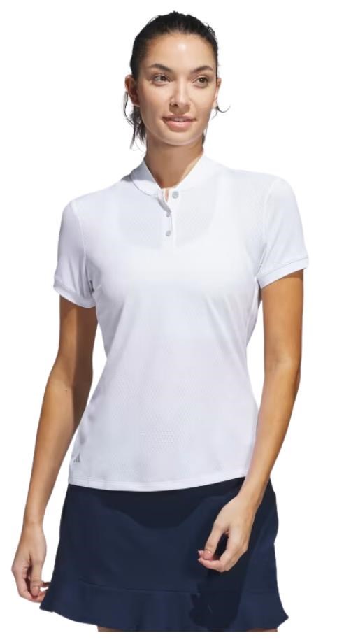 Adidas Ultimate365 Diamond Jacquard dámské polo, bílé