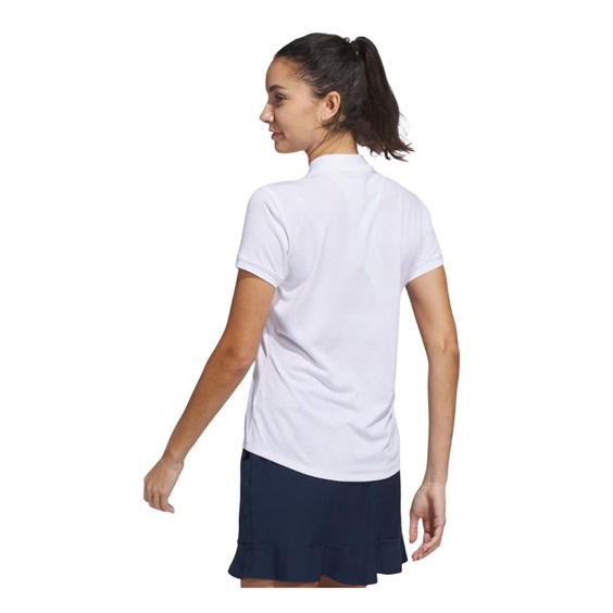 Adidas Ultimate365 Diamond Jacquard dámské polo, bílé