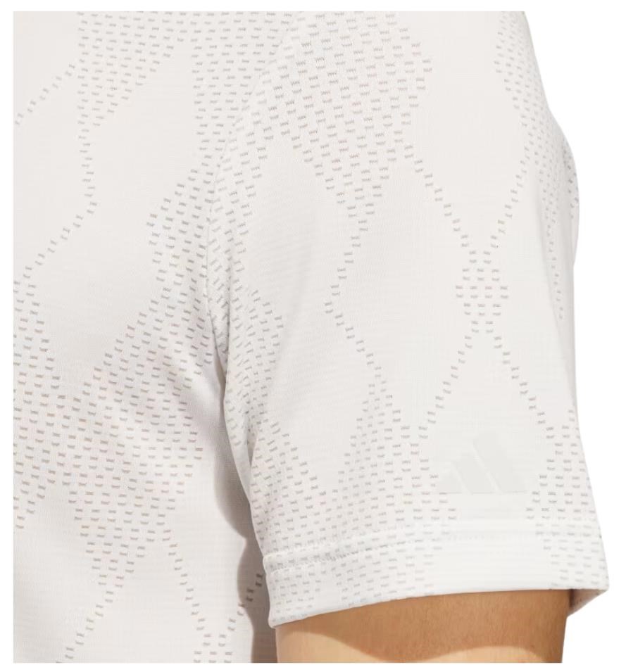 Adidas Ultimate365 Micro Texture pánské polo, bílé