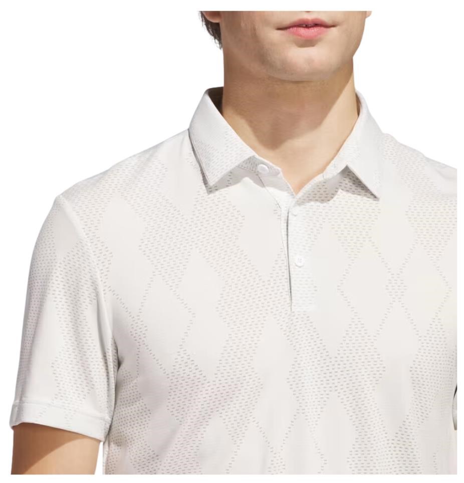 Adidas Ultimate365 Micro Texture pánské polo, bílé