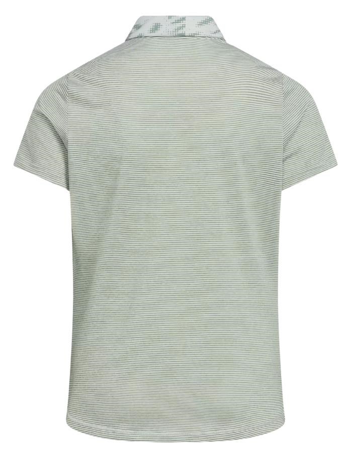 Adidas Ottoman Printed dětské polo, wonder silver/silver green