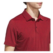 Adidas Ultimate365 Mini Bunker pánské polo, aurora ruby