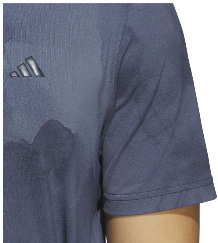 Adidas Tour Printed Mesh pánské polo, collegiate navy/preloved ink