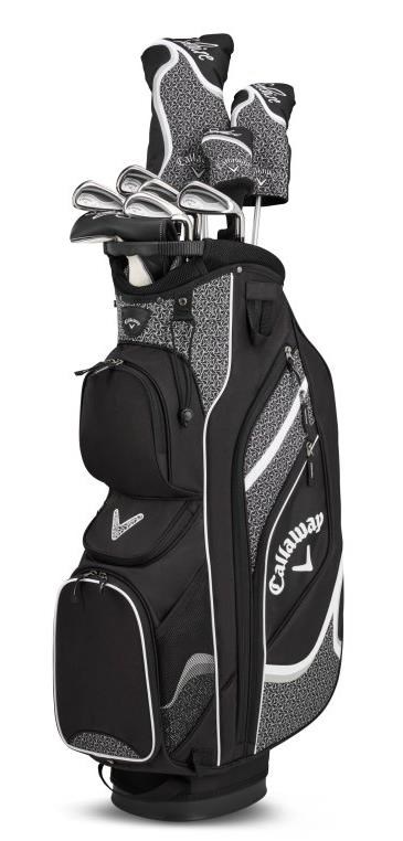 Callaway Solaire 10PC dámský golfový set, černý