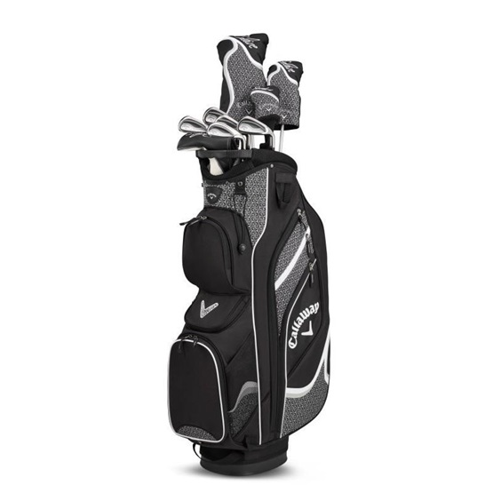 Callaway Solaire 10PC dámský golfový set, černý