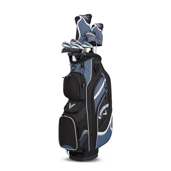 Callaway Solaire 10PC dámský golfový set, modrý