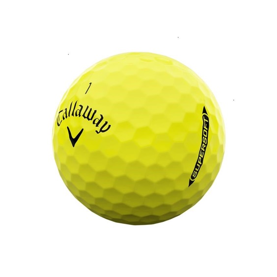 Callaway Supersoft golfové míčky, žluté