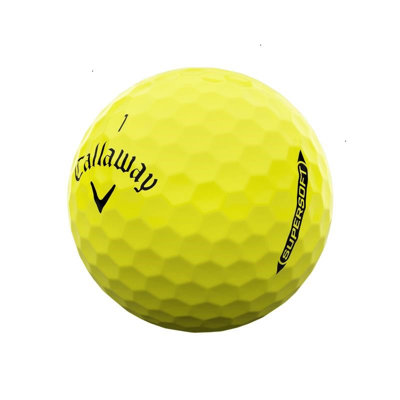 Callaway Supersoft golfové míčky, žluté