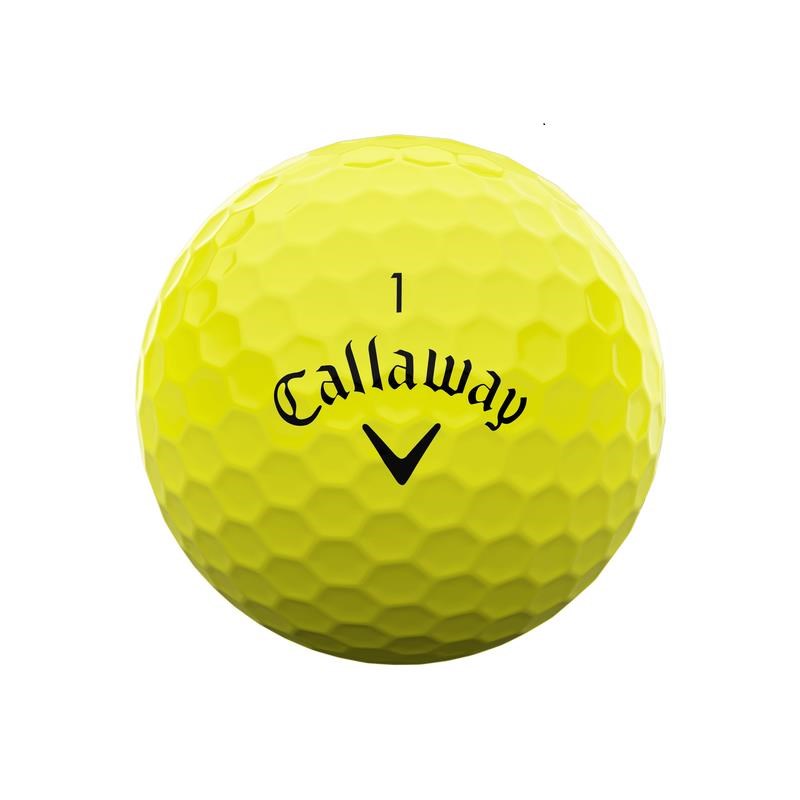 Callaway Supersoft golfové míčky, žluté