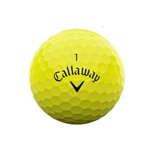 Callaway Supersoft golfové míčky, žluté