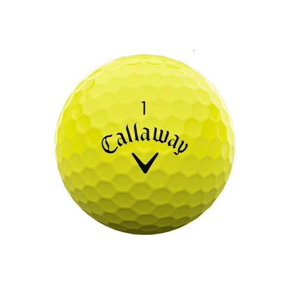 Callaway Supersoft golfové míčky, žluté