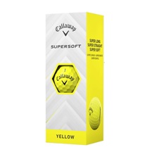Callaway Supersoft golfové míčky, žluté
