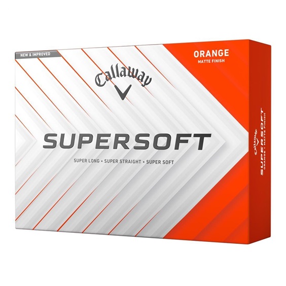 Callaway Supersoft golfové míčky, oranžové