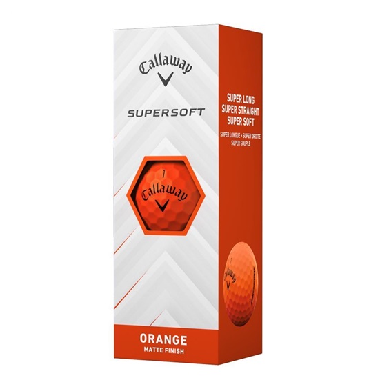 Callaway Supersoft golfové míčky, oranžové