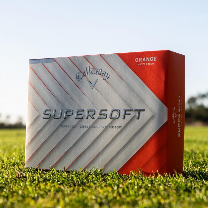 Callaway Supersoft golfové míčky, oranžové