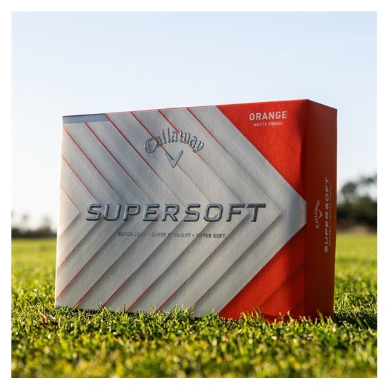 Callaway Supersoft golfové míčky, oranžové