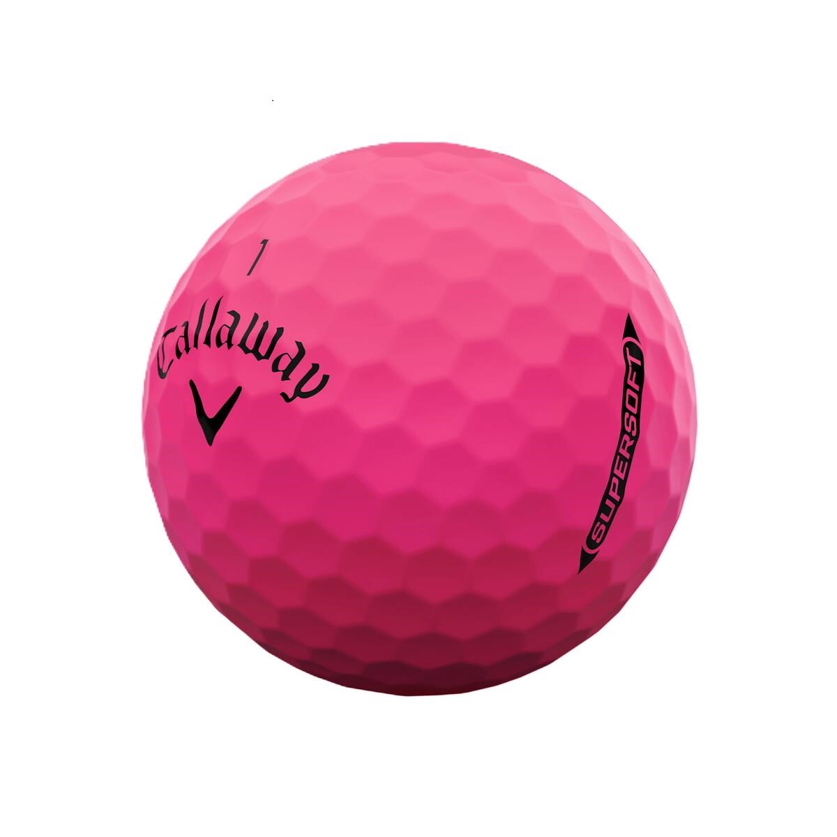 Callaway Supersoft golfové míčky, růžové