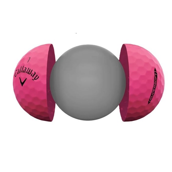 Callaway Supersoft golfové míčky, růžové