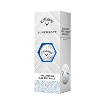 Callaway Supersoft Splatter 360 Blue golfové míčky