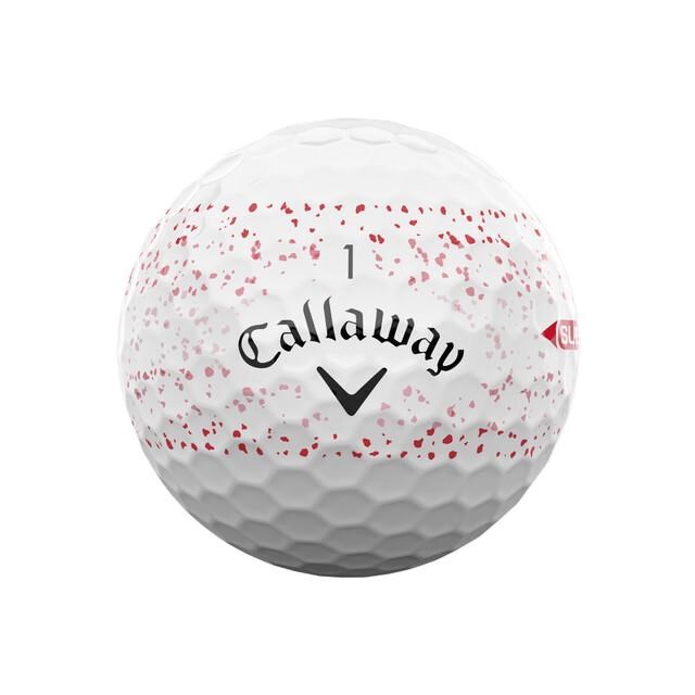 Callaway Supersoft Splatter 360 Red golfové míčky