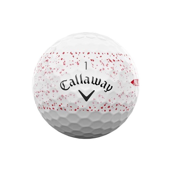 Callaway Supersoft Splatter 360 Red golfové míčky