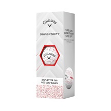 Callaway Supersoft Splatter 360 Red golfové míčky