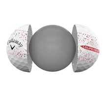 Callaway Supersoft Splatter 360 Red golfové míčky
