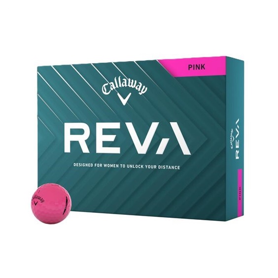 Callaway REVA golfové míčky, růžové