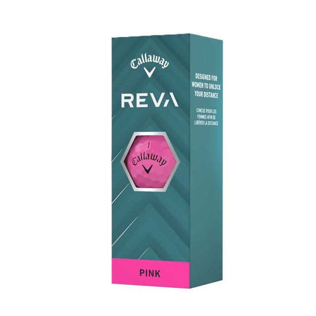 Callaway REVA golfové míčky, růžové