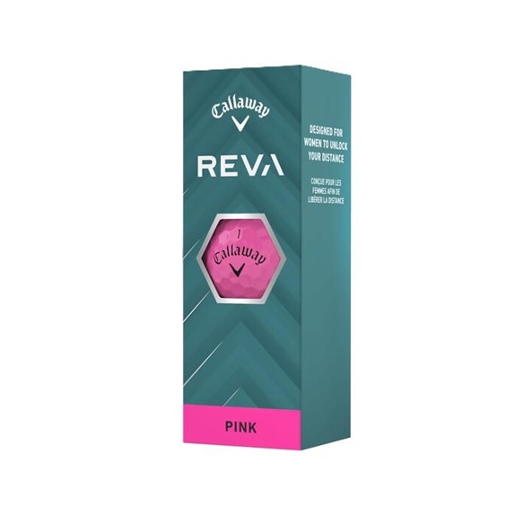 Callaway REVA golfové míčky, růžové