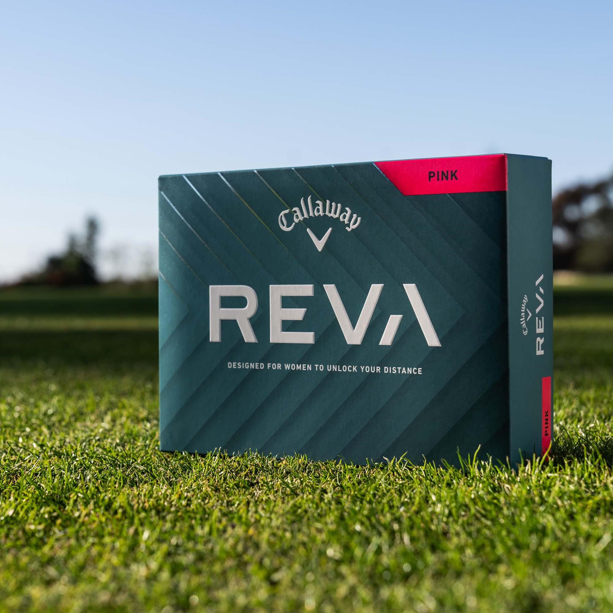 Callaway REVA golfové míčky, růžové