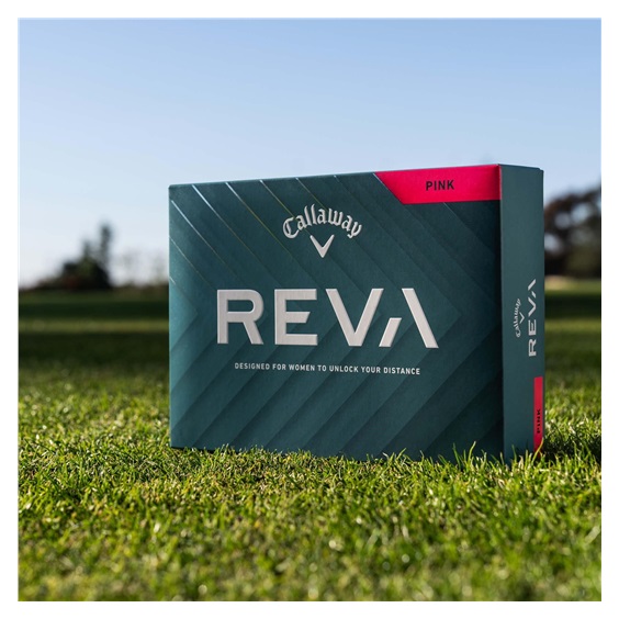 Callaway REVA golfové míčky, růžové