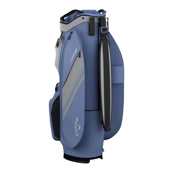 Callaway Chase 14 cart bag, silver/hydrangea