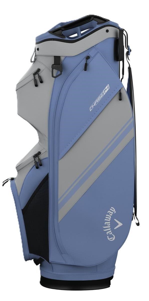 Callaway Chase 14 cart bag, silver/hydrangea