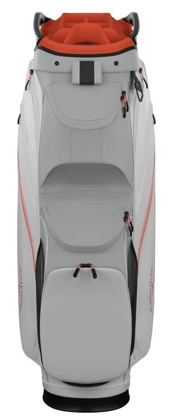 Callaway Chase 14 cart bag, bílo/stříbrno/oranžový