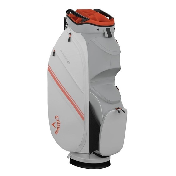Callaway Chase 14 cart bag, bílo/stříbrno/oranžový