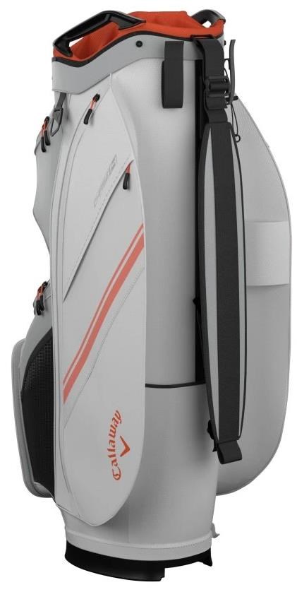 Callaway Chase 14 cart bag, bílo/stříbrno/oranžový