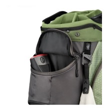 Callaway Chase 14 cart bag, bílo/stříbrno/oranžový