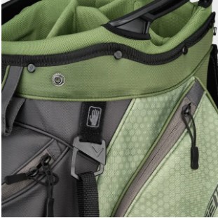 Callaway Chase 14 cart bag, bílo/stříbrno/oranžový