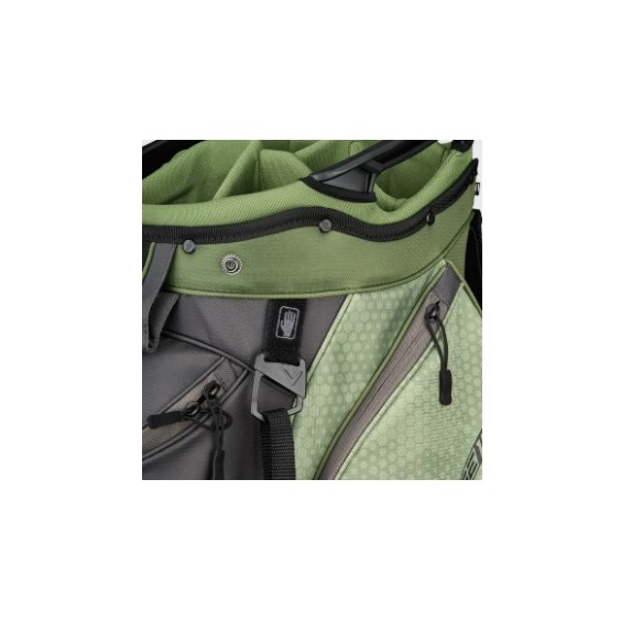 Callaway Chase 14 cart bag, bílo/stříbrno/oranžový
