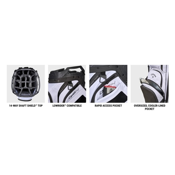Callaway ORG 14 HD cart bag, tmavě modrý