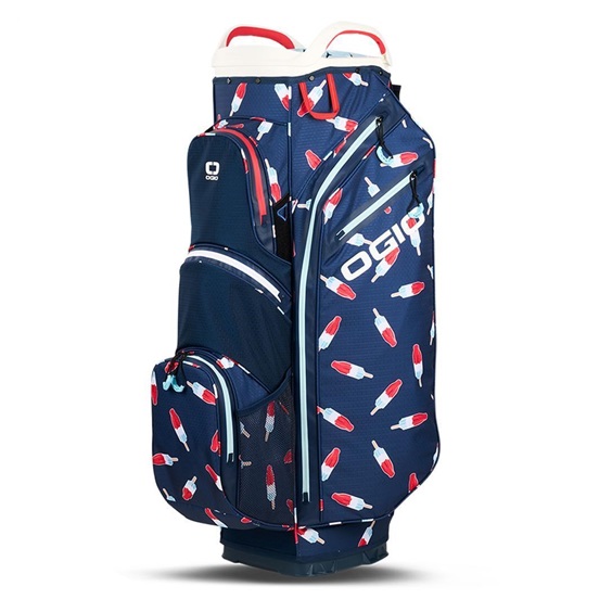 Ogio All Elements Silencer cart bag, rocket pops