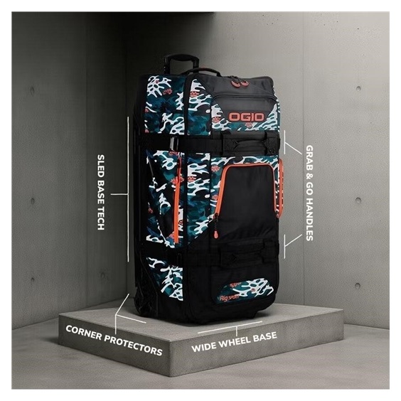 Ogio Rig 9800 cestovní taška na kolečkách, wave camo, 120L