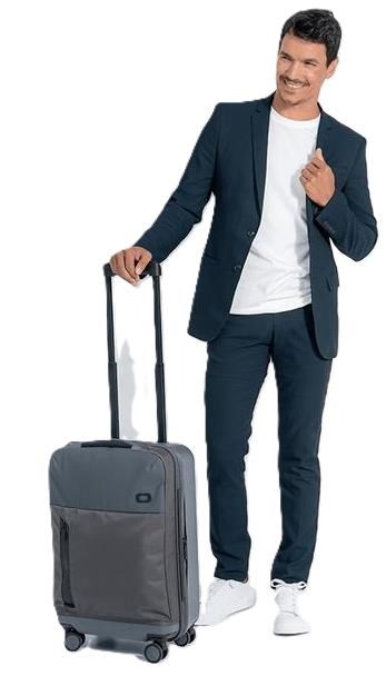 Ogio Pace Pro Hybrid Carry-on 36L cestovní zavazadlo, grey pinstripe