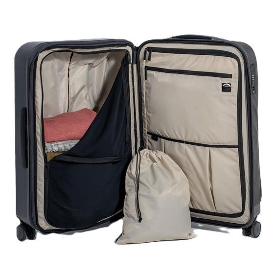 Ogio Pace Pro Hybrid Checked 74L cestovní zavazadlo, grey pinstripe