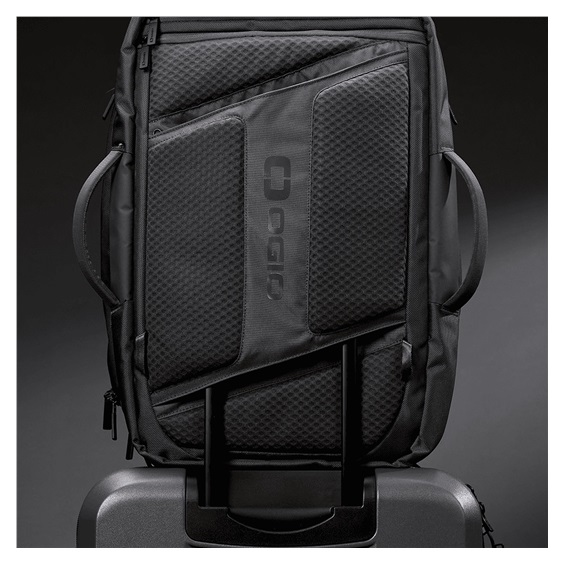 Ogio Pace Pro Max 45L Travel Pack, grey pinstripe