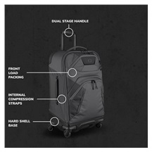 Ogio Renegade 26" 4-Wheel Travel 52L cestovní taška, titanium