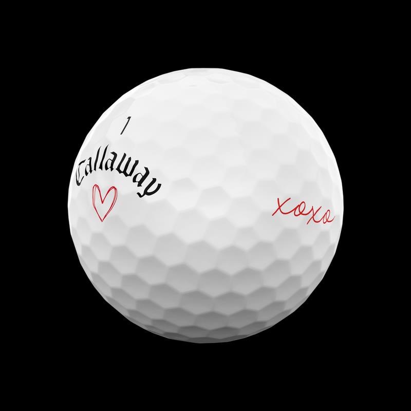 LIMITED - Callaway Supersoft golfové míčky, LOVE